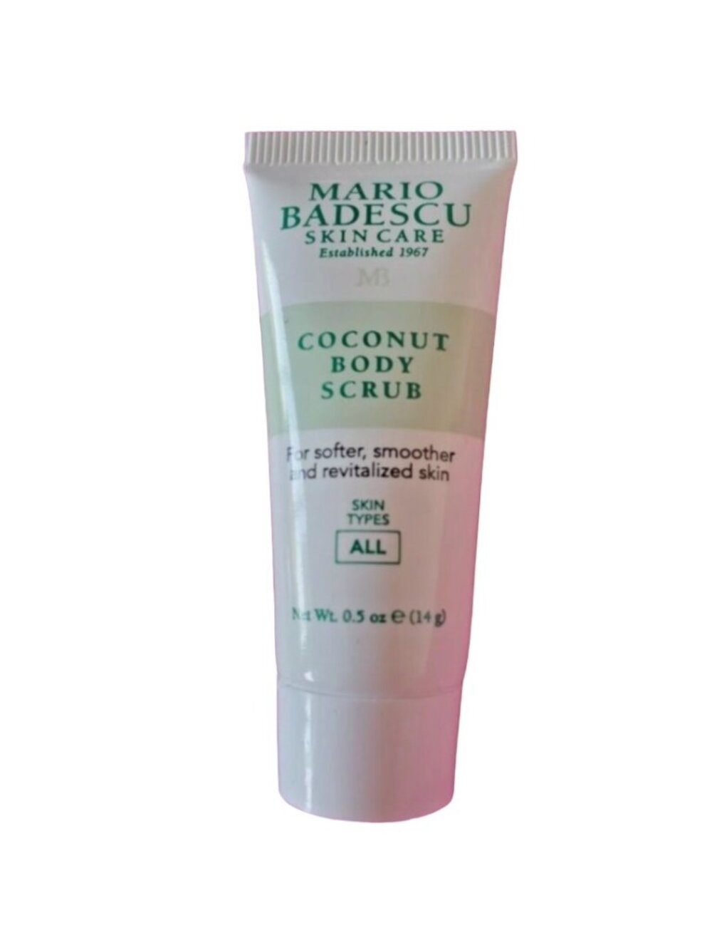 Mario Badescu Coconut Body Scrub with Niacinamide and Salicylic Acid 0.5oz/14g